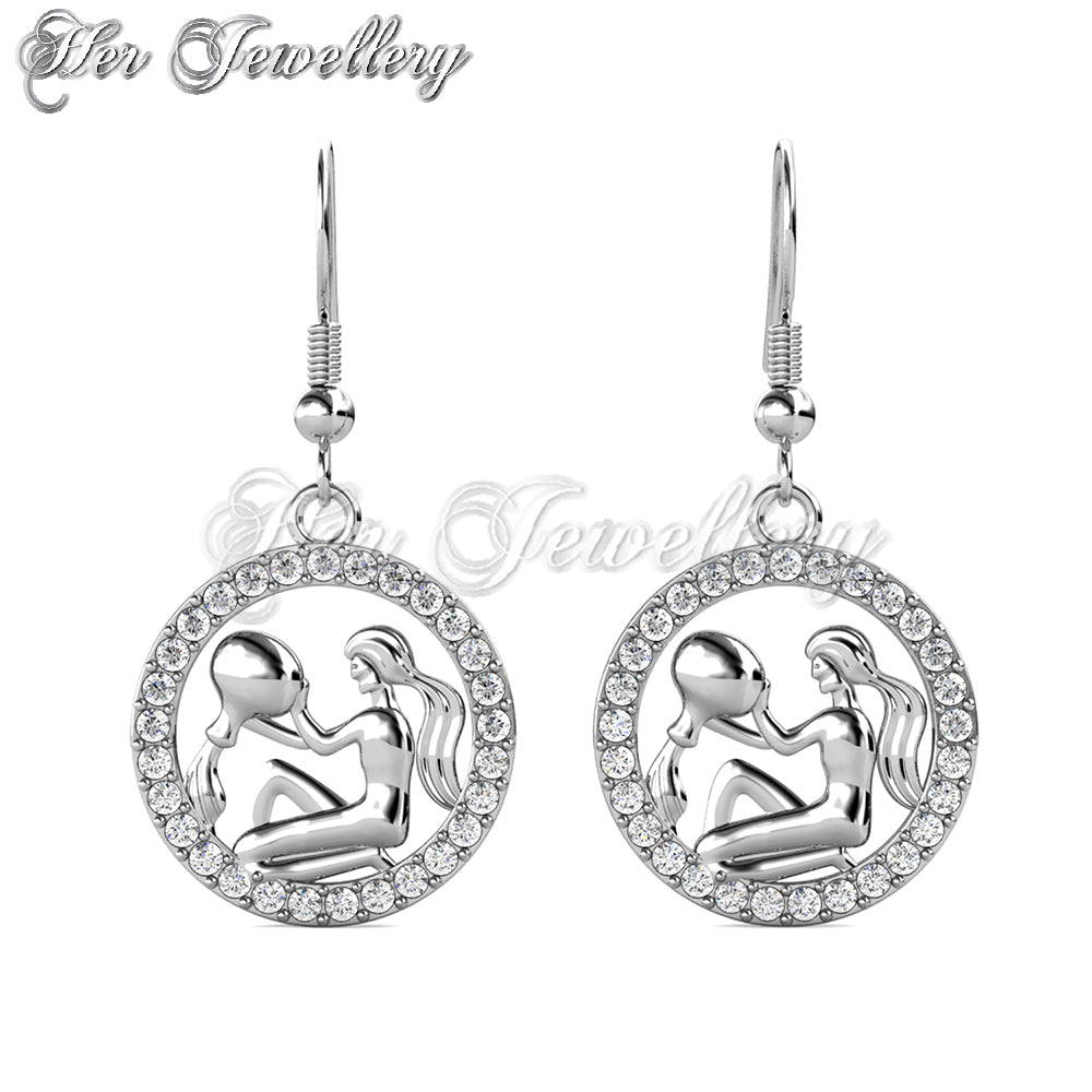 12 Horoscope Circlet Hook Earrings (12 Months)