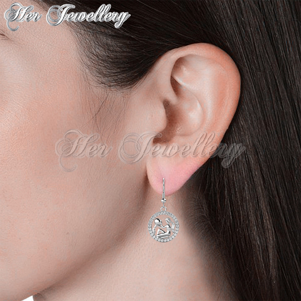 12 Horoscope Circlet Hook Earrings (12 Months)