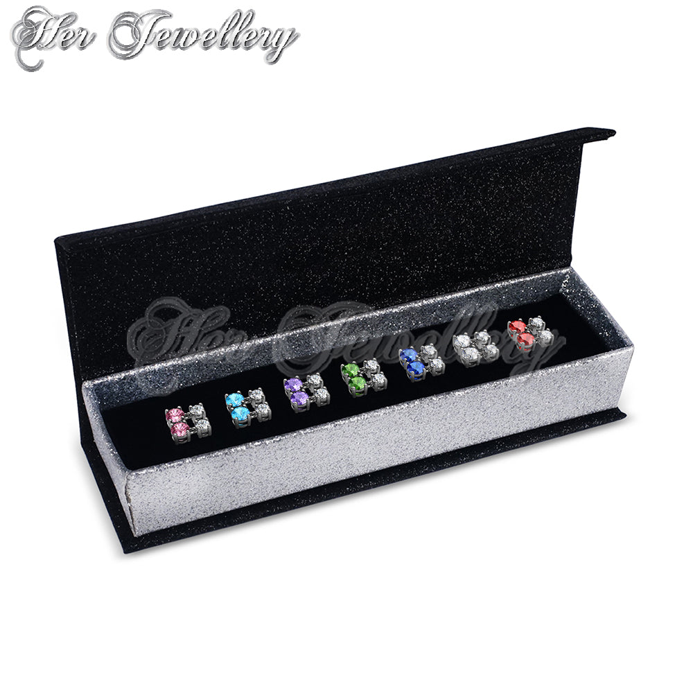 7 Days Dangling Earrings Set