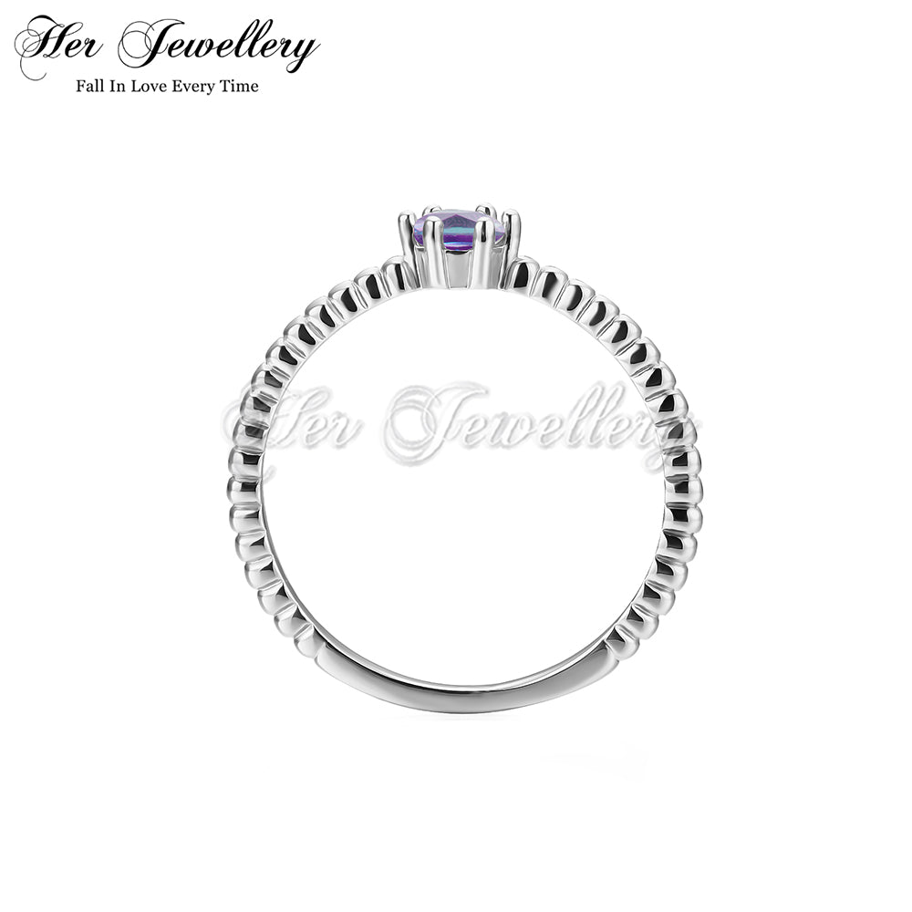 Classical Twist Alexandrite Ring