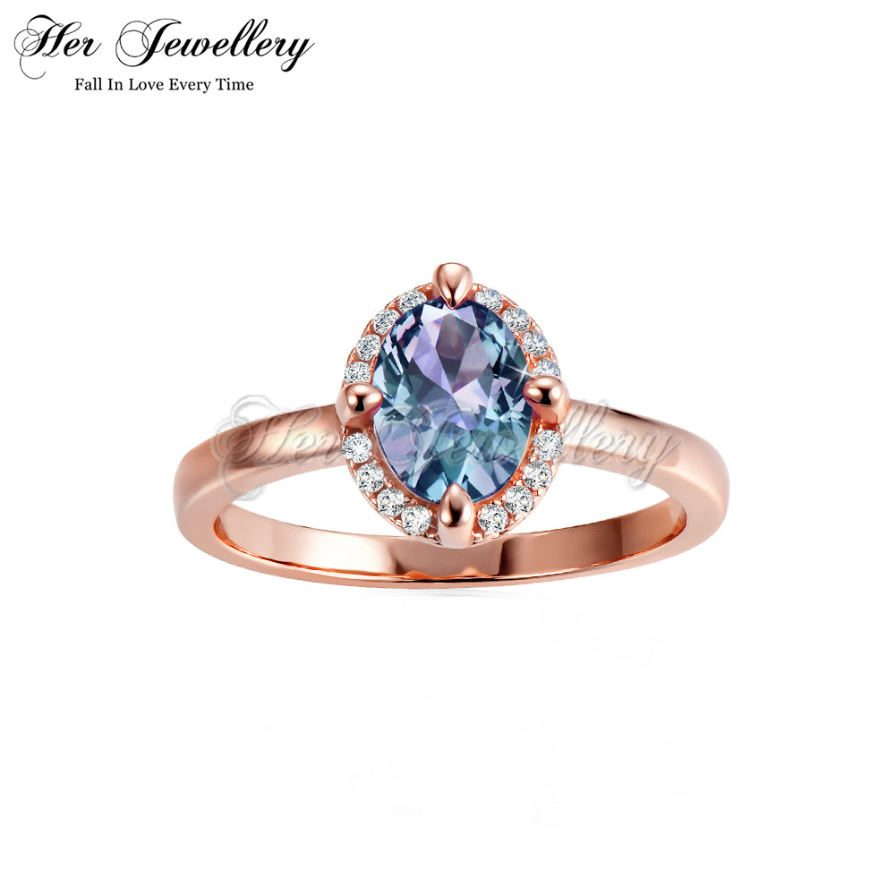 Elegant Oval Alexandrite Ring