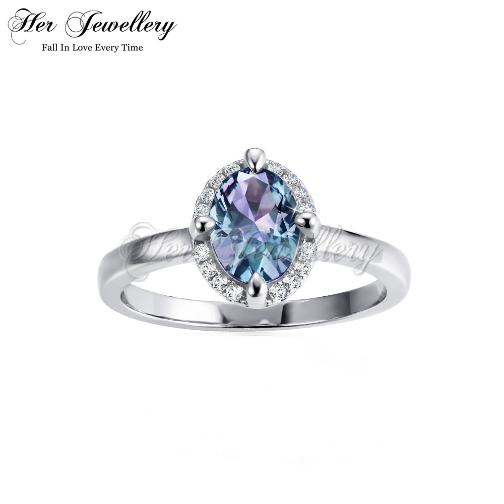 Elegant Oval Alexandrite Ring