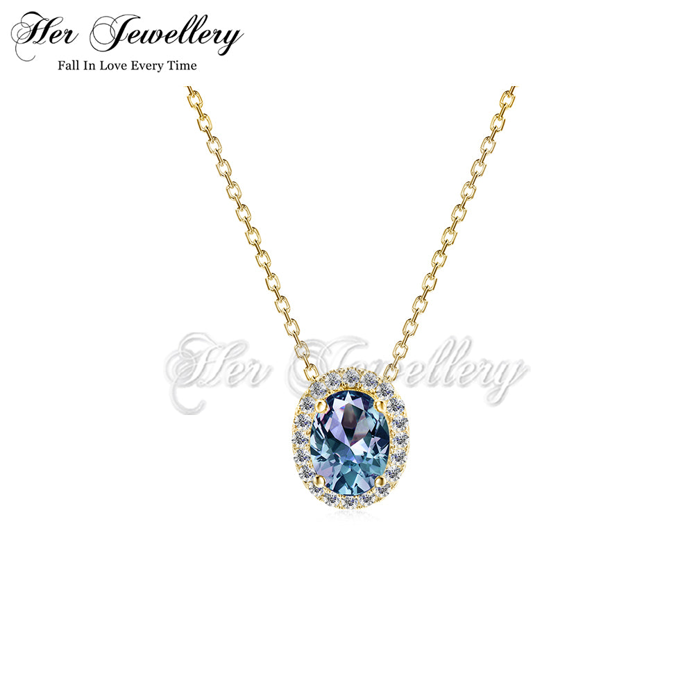 Elegant Oval Alexandrite Pendant