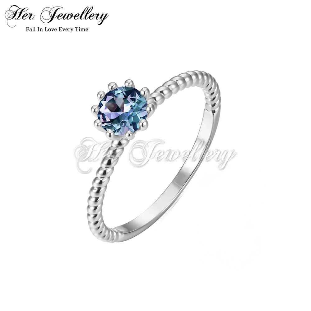 Classic Twist Alexandrite Ring