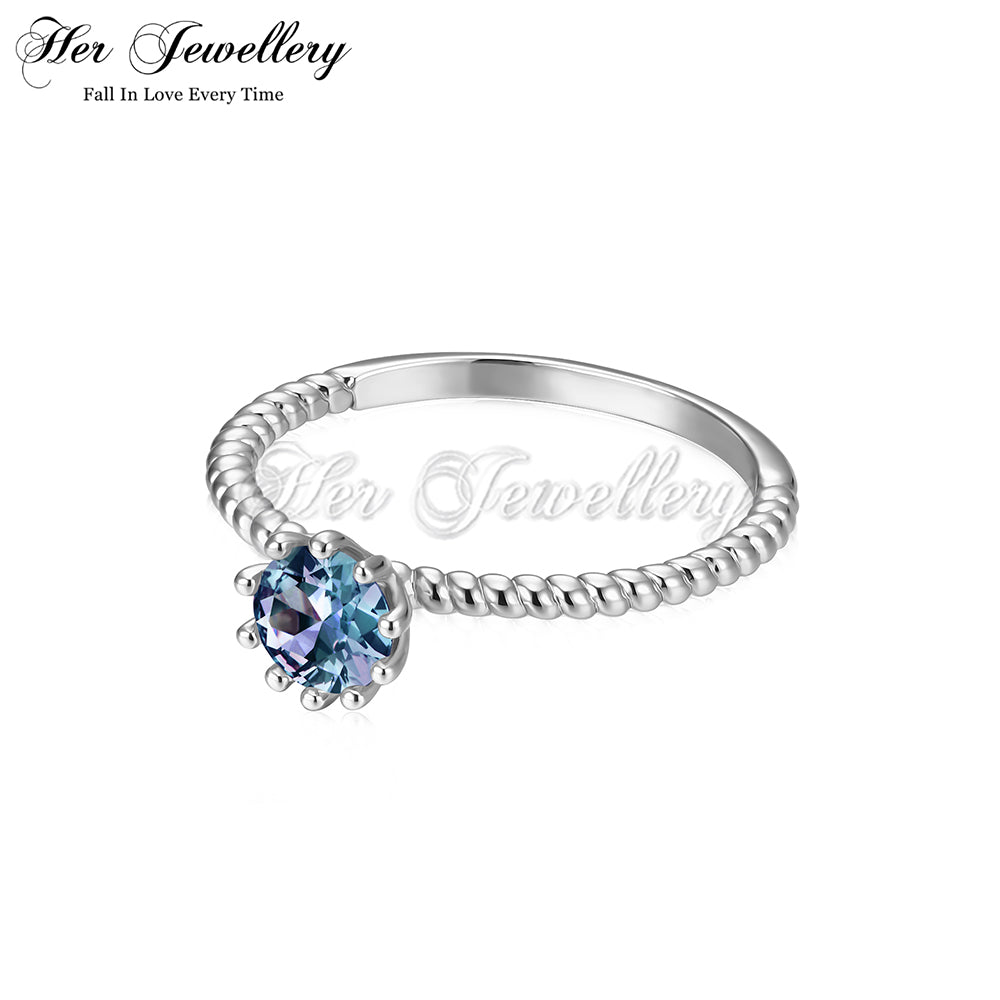 Classic Twist Alexandrite Ring