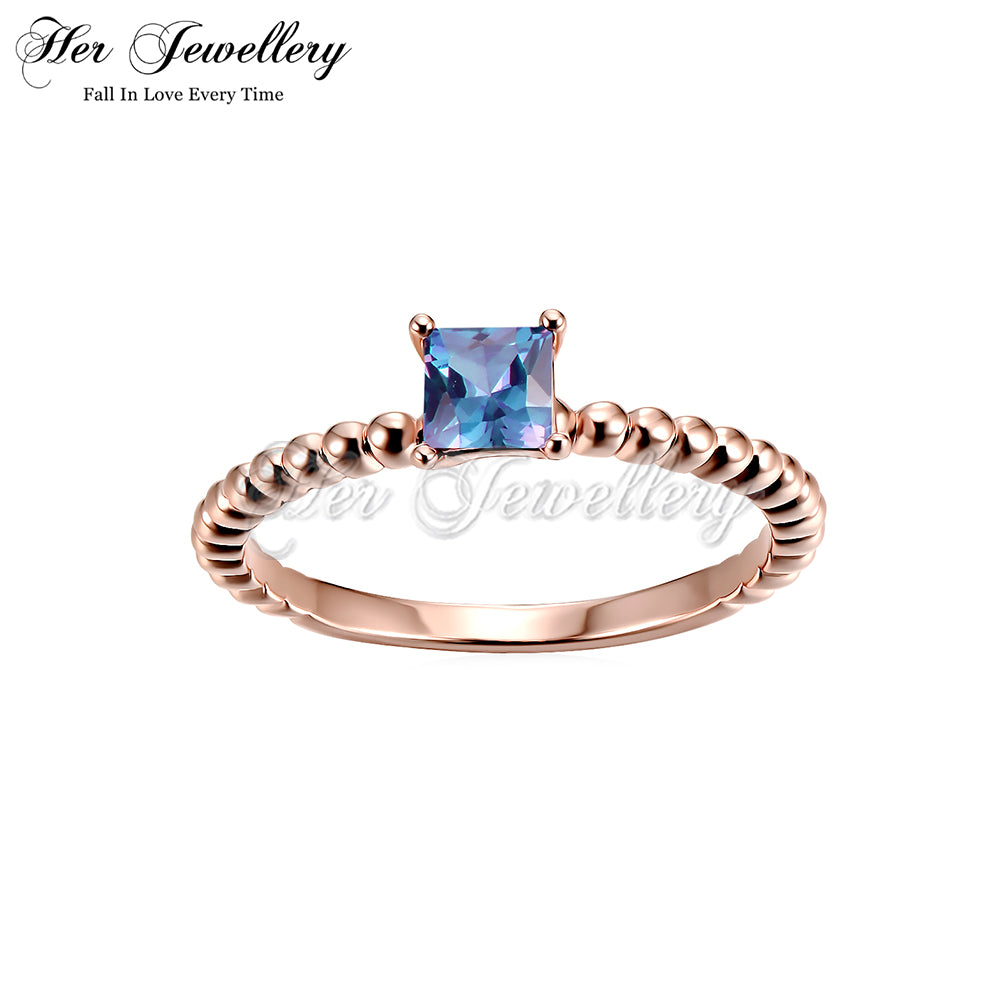 Simply Square Alexandrite Ring