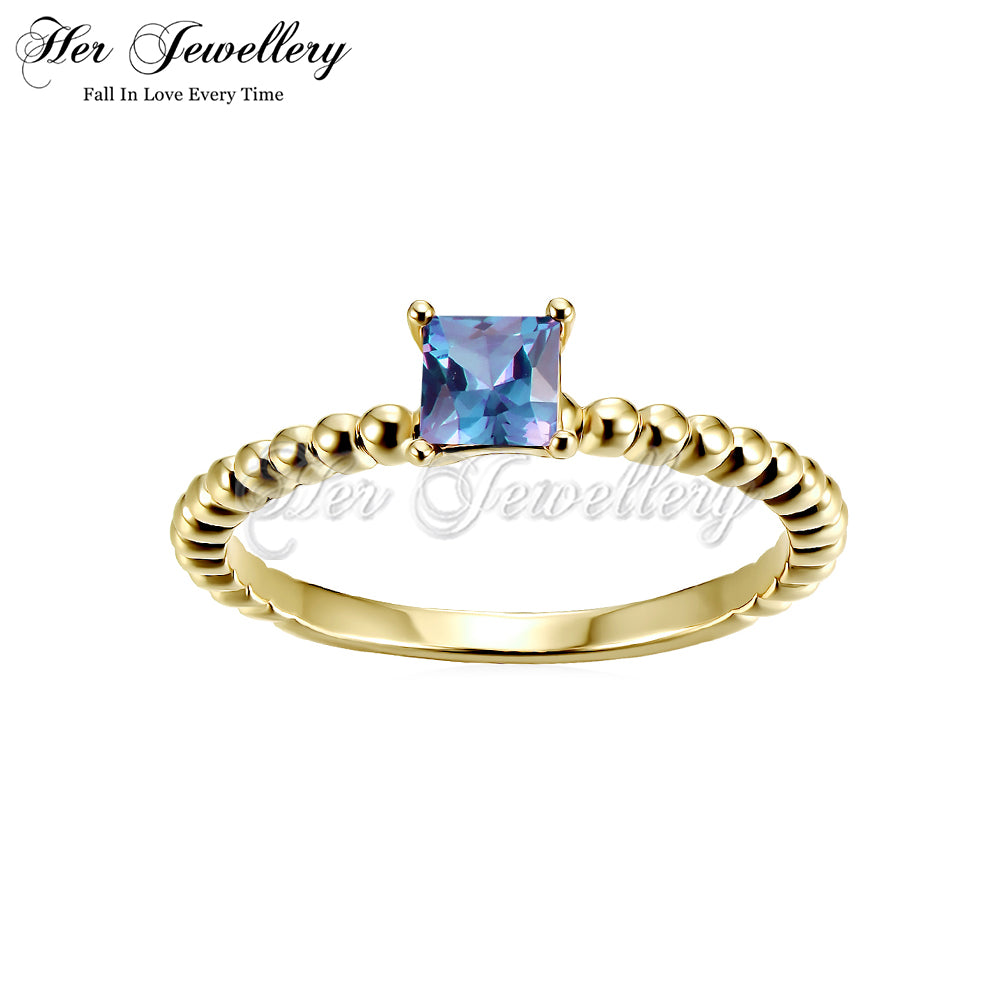 Simply Square Alexandrite Ring