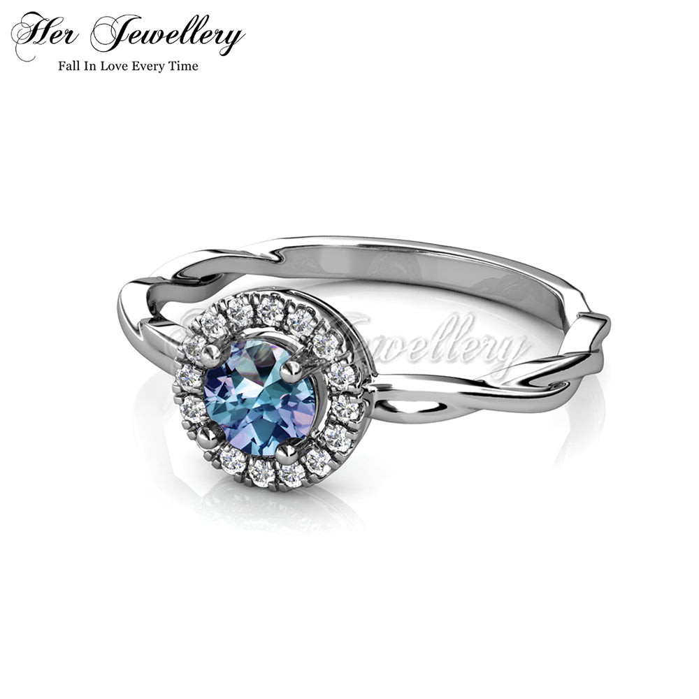 Twist Elegant Alexandrite Ring