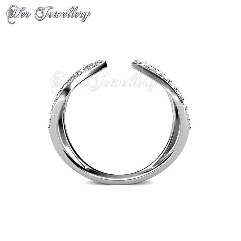 Swarovski Crystals Aurora Ring - Her Jewellery