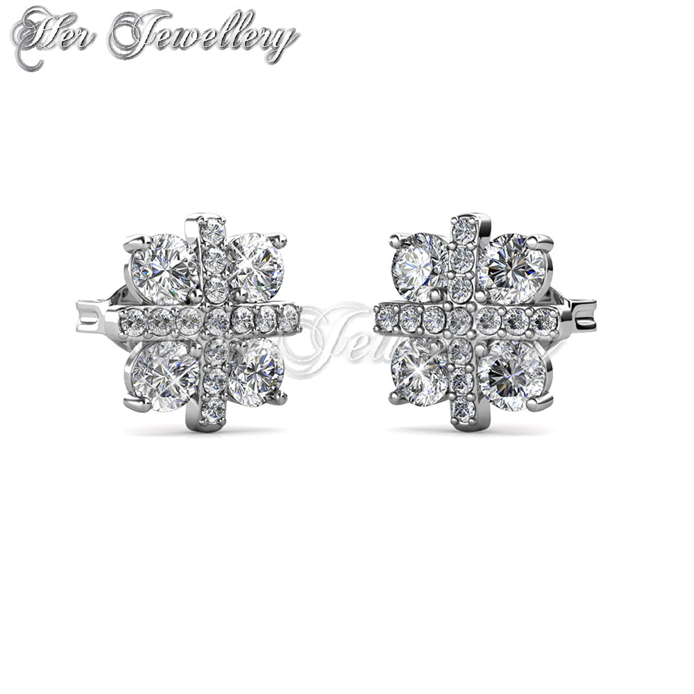 Cross Petal Earrings