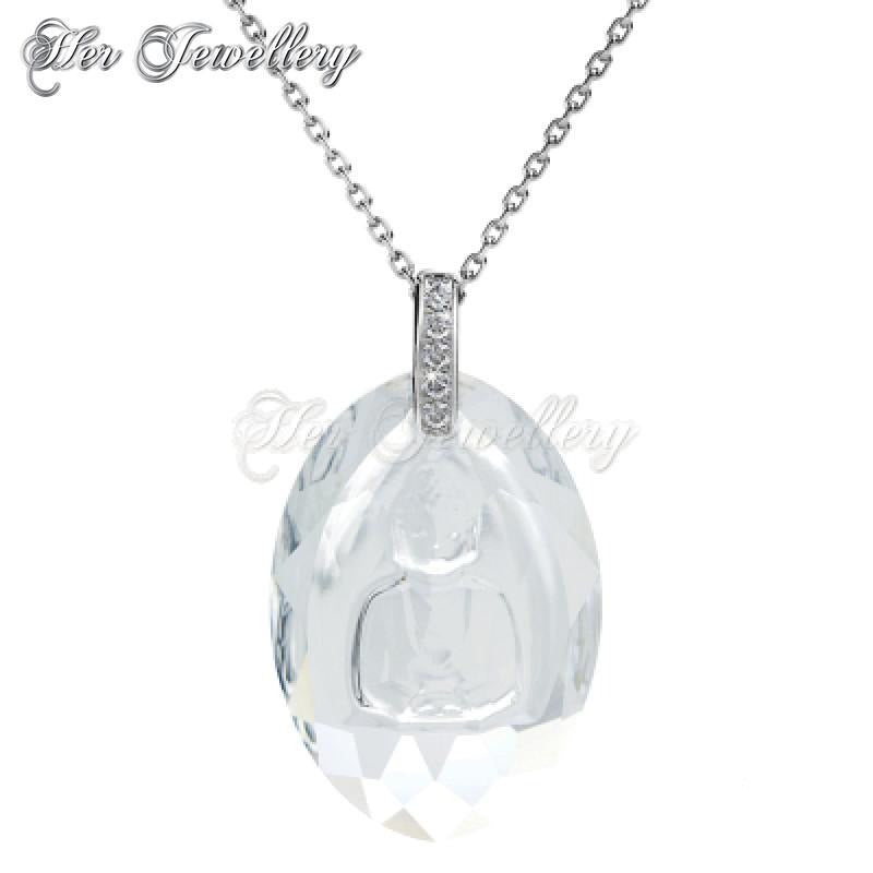 Swarovski Crystals Crystal Buddha Pendant - Her Jewellery