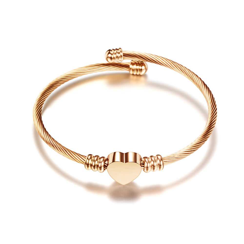 Daphne Heart Bangle