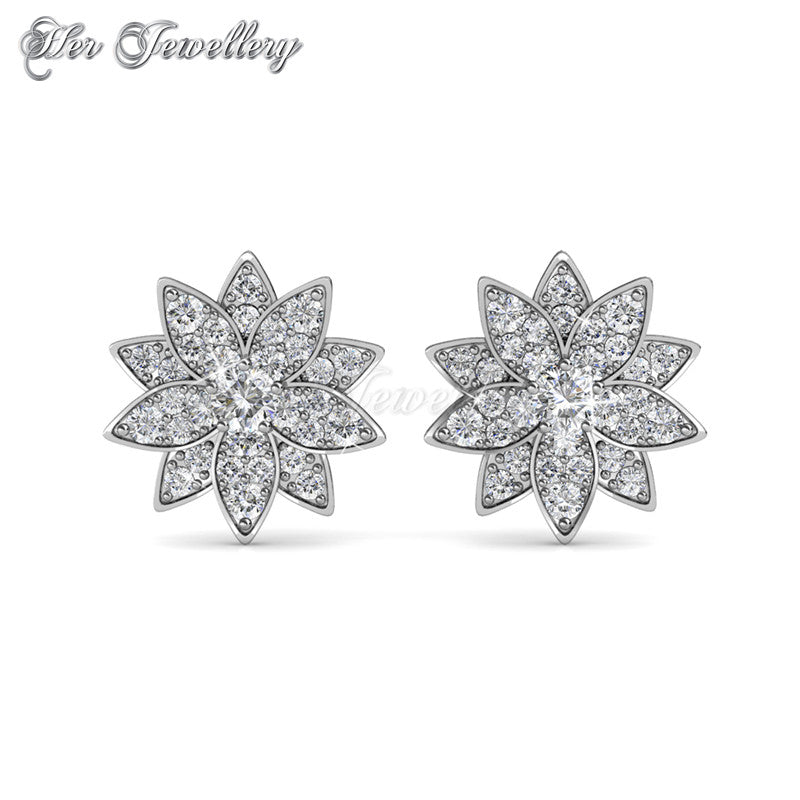 Swarovski Crystals Daisy Earrings†- Her Jewellery