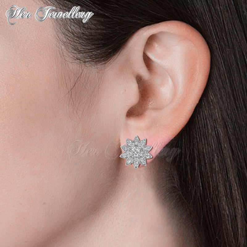Swarovski Crystals Daisy Earrings†- Her Jewellery
