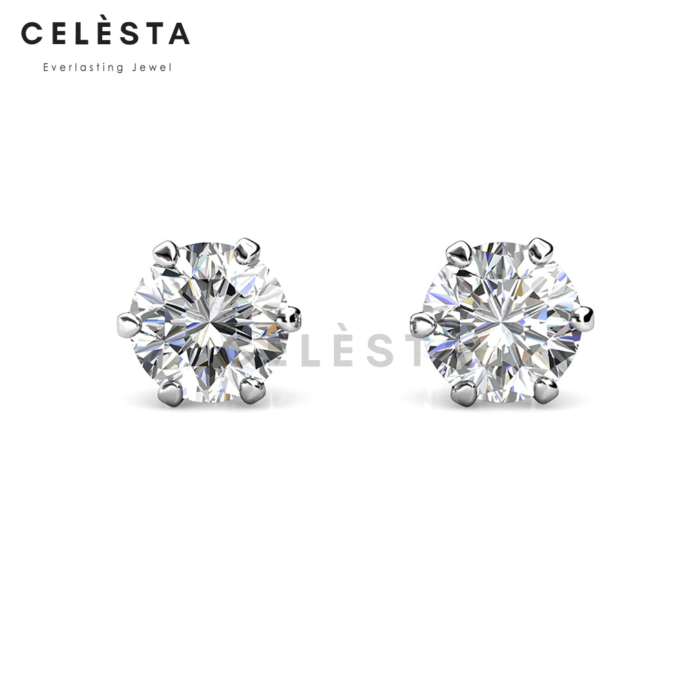 Les Solitaire Earrings