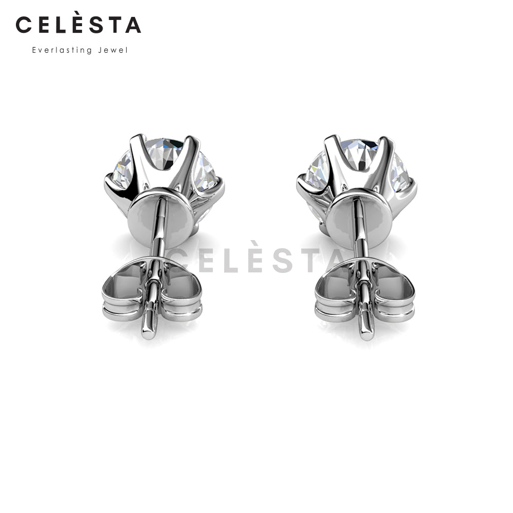 Les Solitaire Earrings