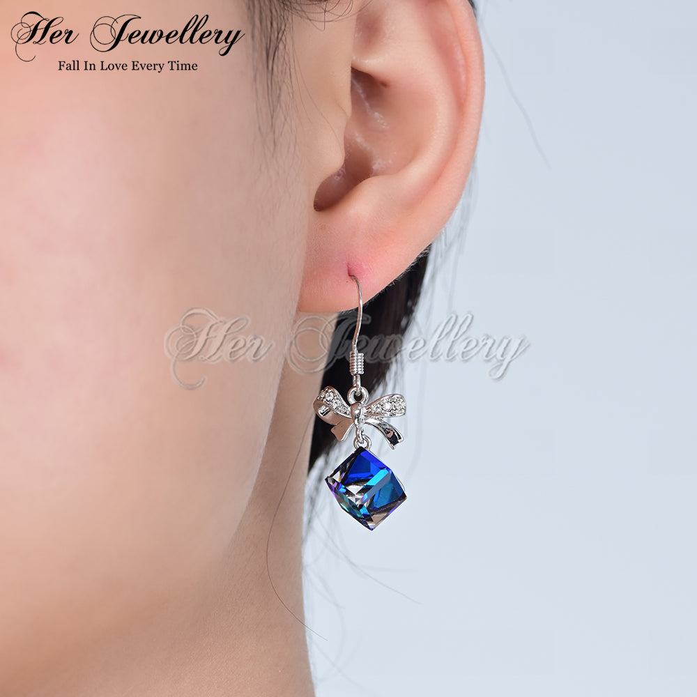 Square Cerulean Earrings