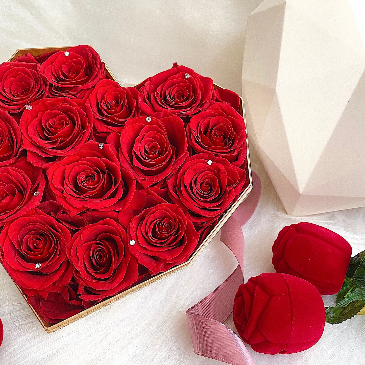 Her Rose - Diamond Heart