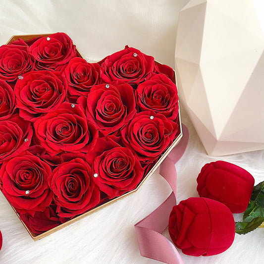 Her Rose - Diamond Heart