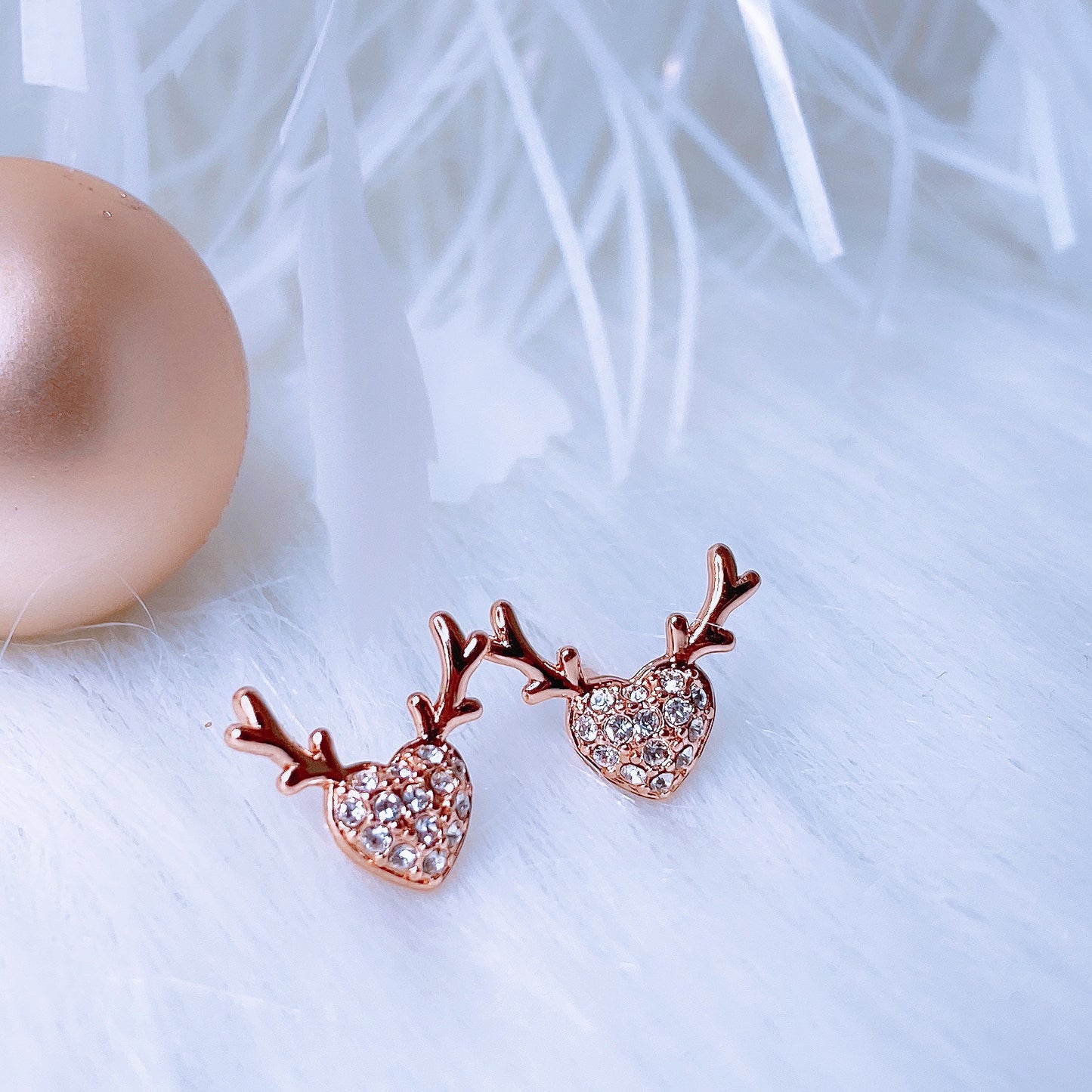 Antlers Love Earrings