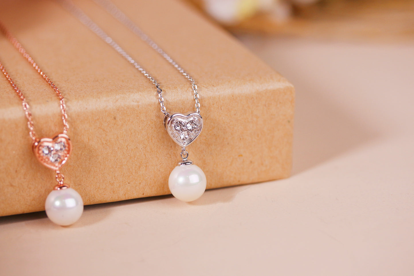 Pearl Heart Pendant