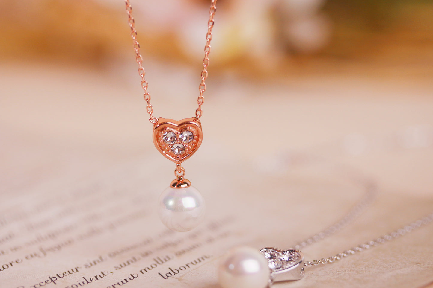 Pearl Heart Pendant