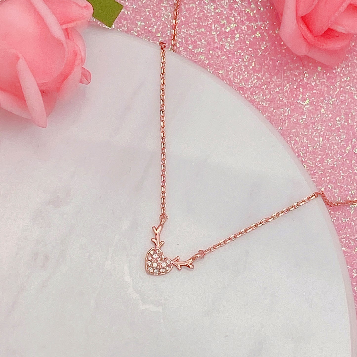 Antlers Love Pendant