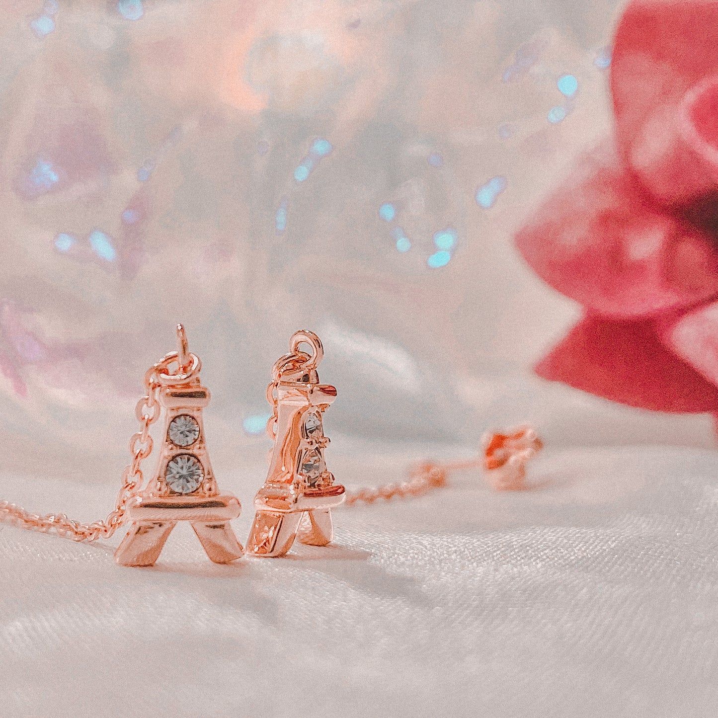 Dangling Tower Earrings