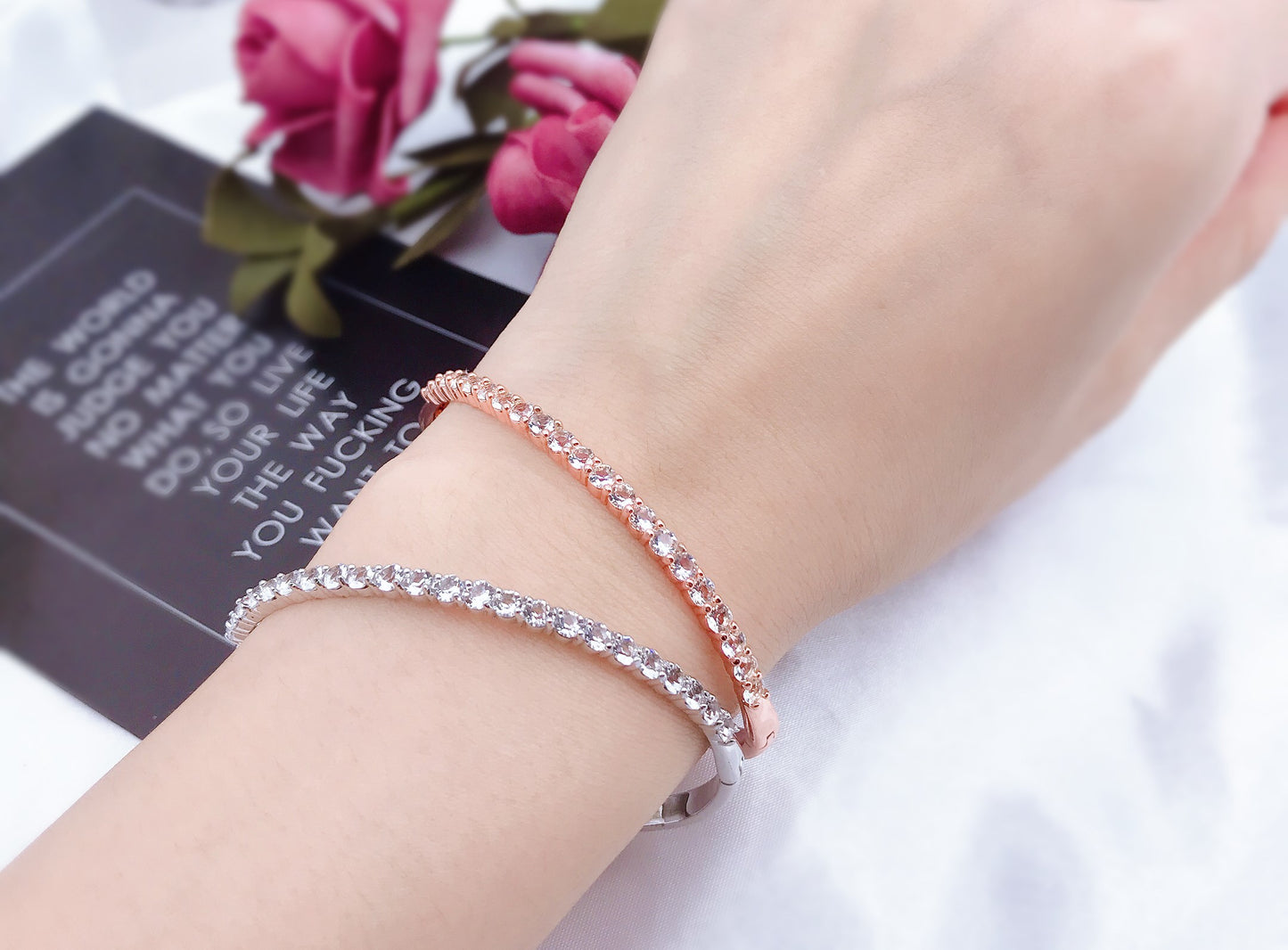 Circle Tennis Bangle