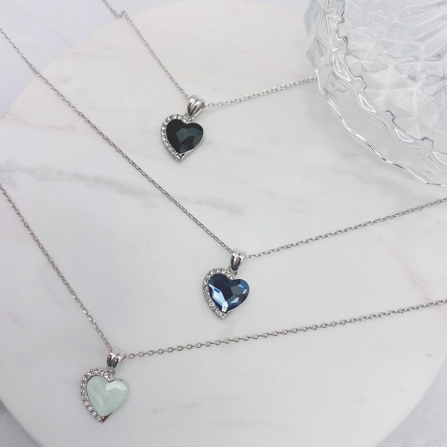 Fond Love Pendant†(12 Crystal Colours)