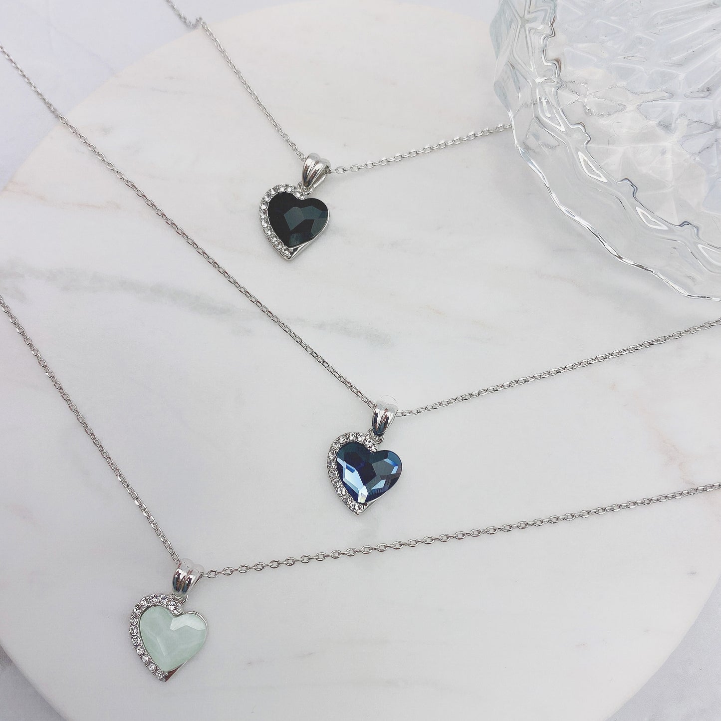 Fond Love Pendantâ€ (12 Crystal Colours)