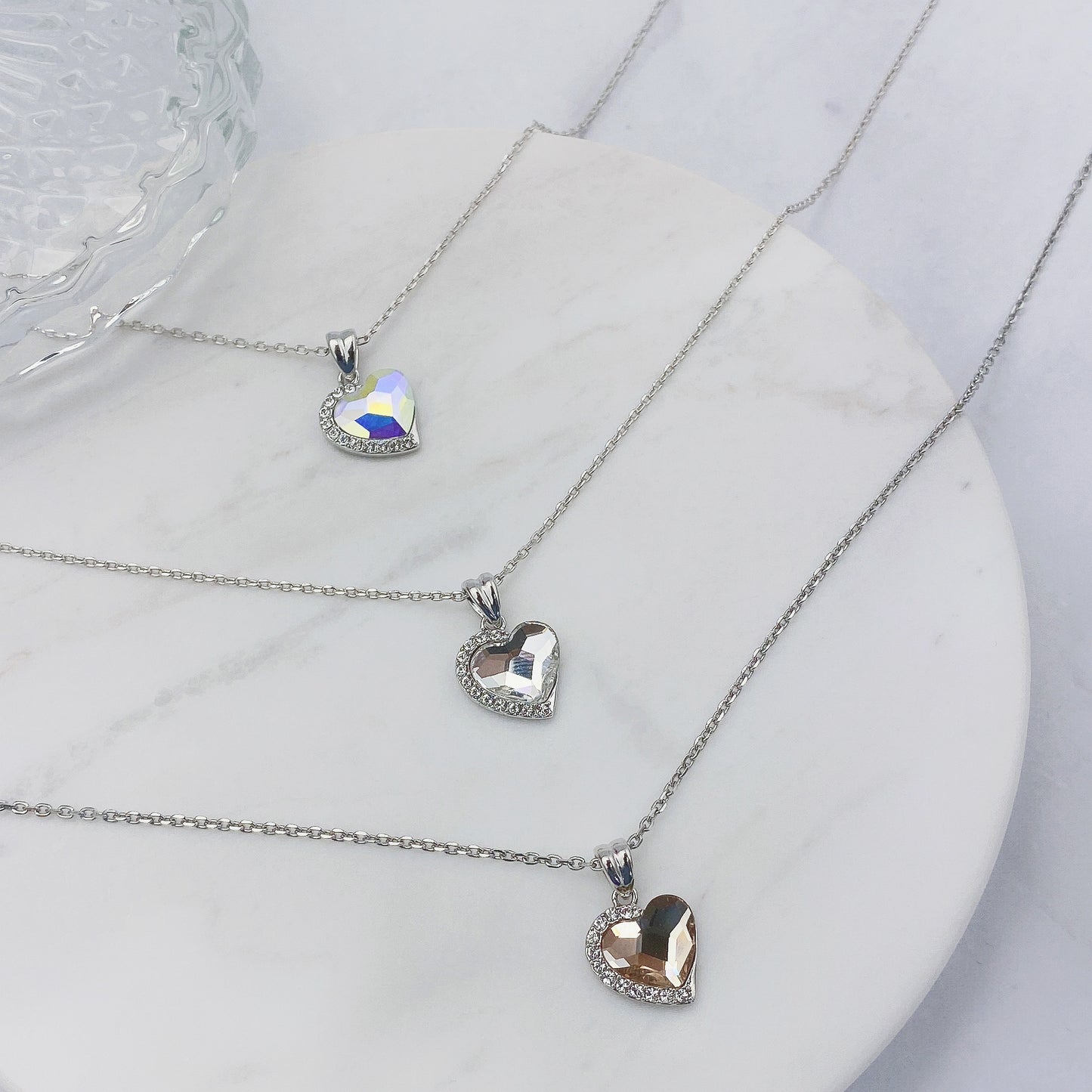 Fond Love Pendant†(12 Crystal Colours)