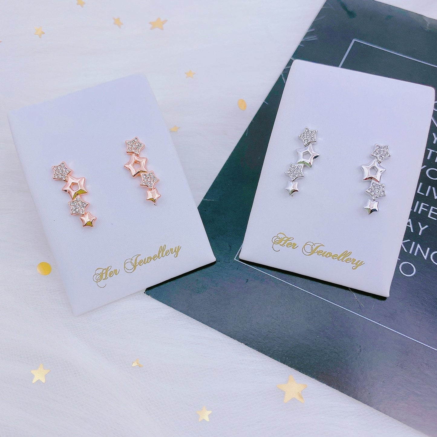 4 Stars Earrings