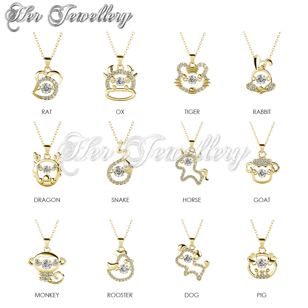 12 Dancing Zodiac Pendant