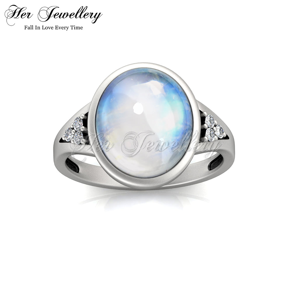 Bohemian Oval Moonstone Ring