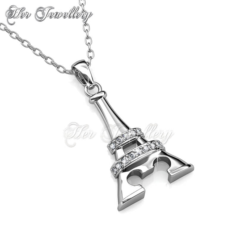 Swarovski Crystals Paris Tower Pendant - Her Jewellery