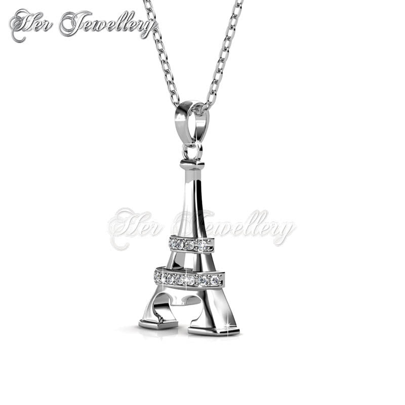 Swarovski Crystals Paris Tower Pendant - Her Jewellery