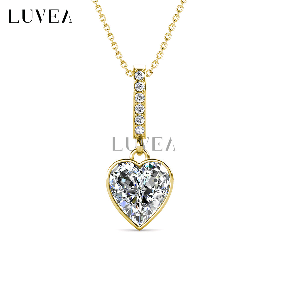 Droplet Heart Pendant