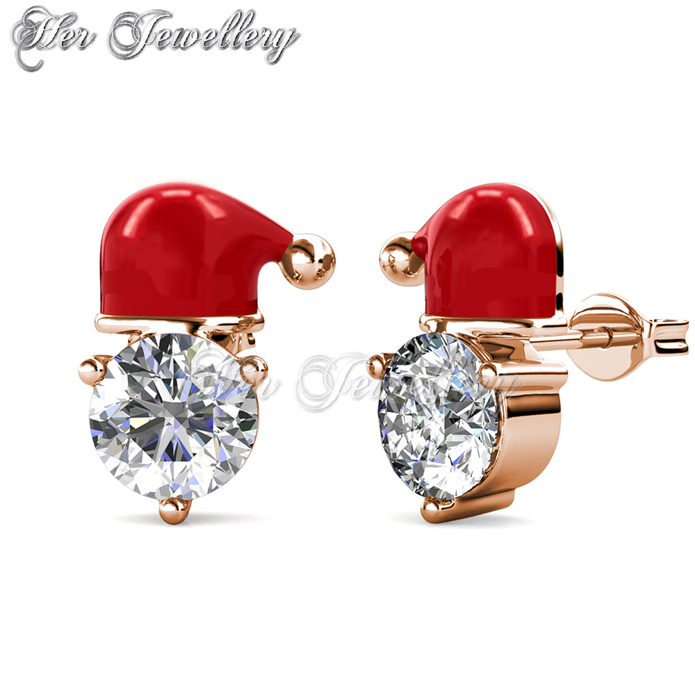 Swarovski Crystals Rudolph Earrings Set - Her Jewellery