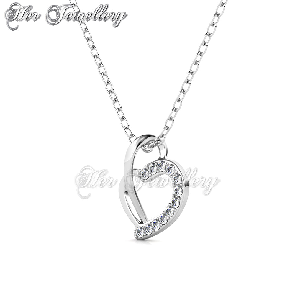 Swarovski Crystals Buckle Love Pendant - Her Jewellery