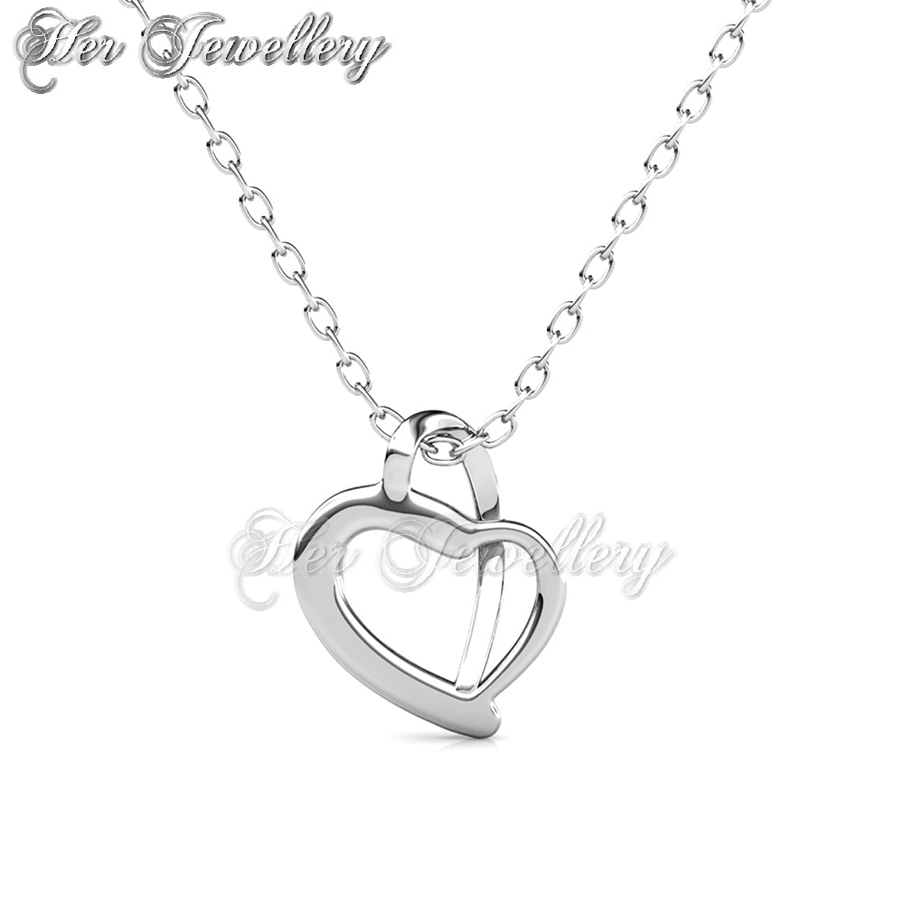 Swarovski Crystals Buckle Love Pendant - Her Jewellery