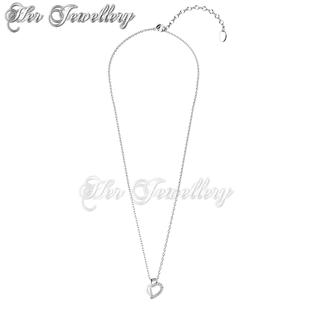 Swarovski Crystals Buckle Love Pendant - Her Jewellery