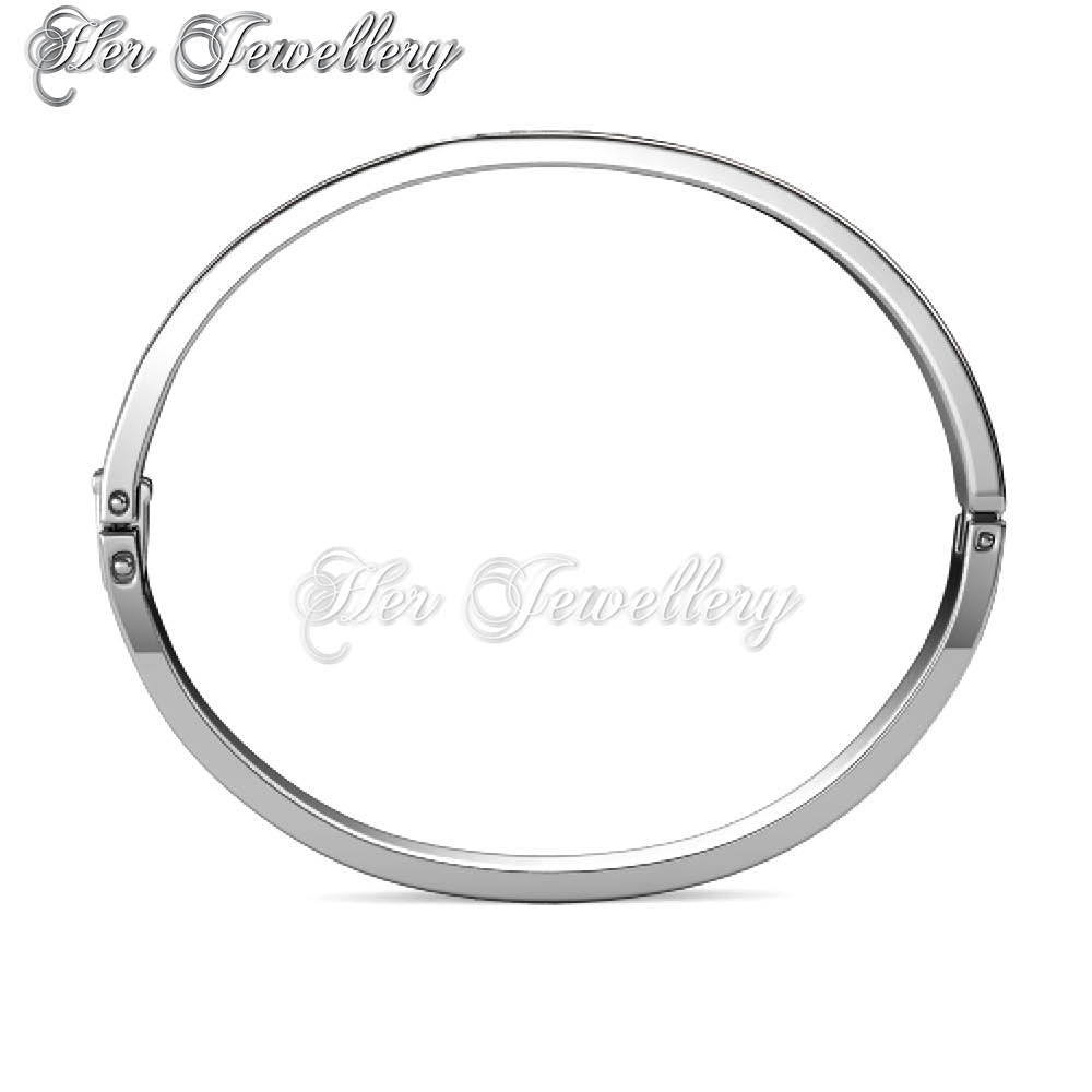 Swarovski Crystals Ringlet Bangle - Her Jewellery