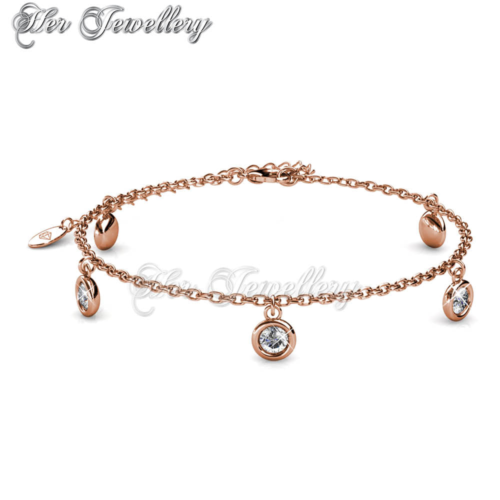 Swarovski Crystals Charlotte Braceletâ€ (Rose Gold) - Her Jewellery