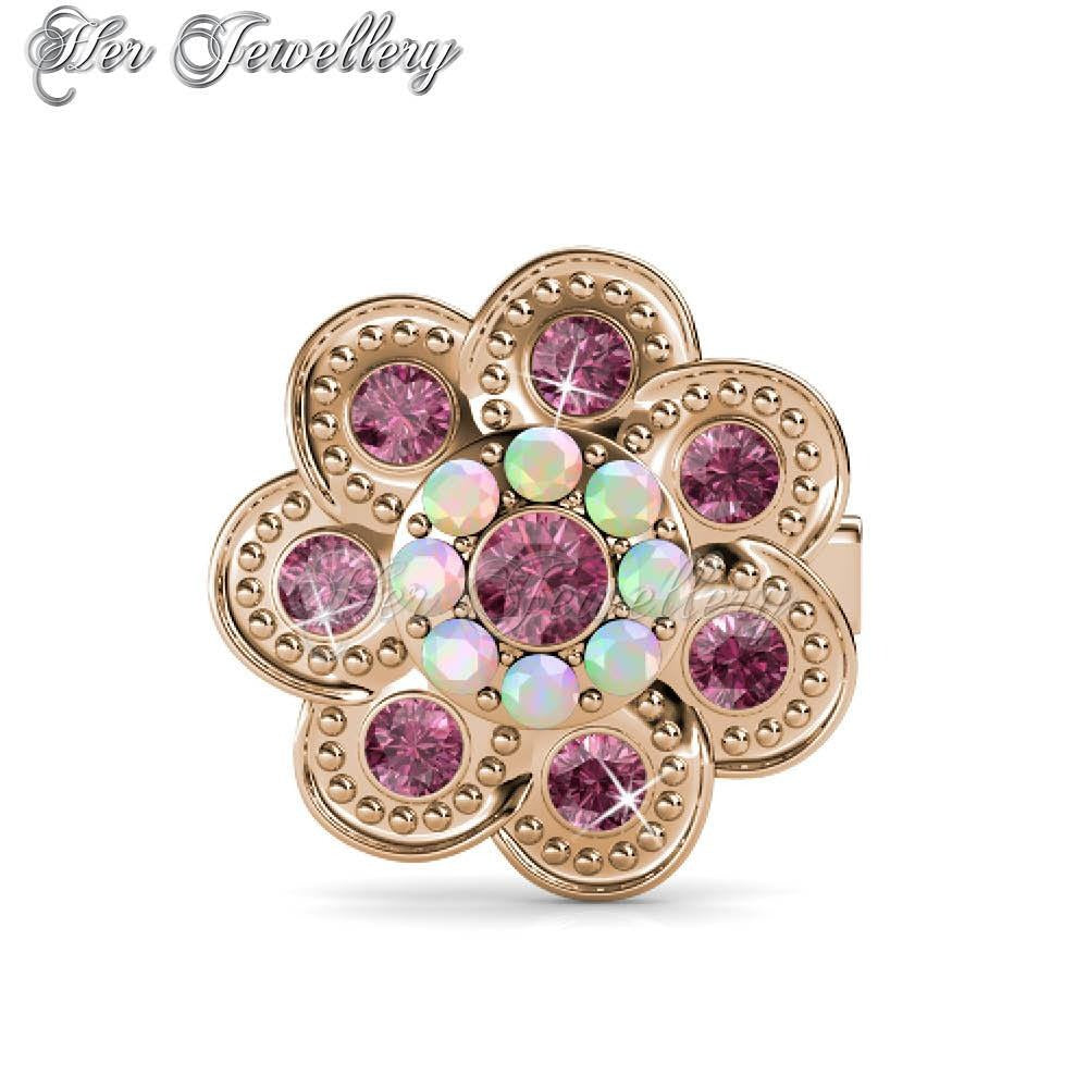 Swarovski Crystals Blossome Brooch - Her Jewellery