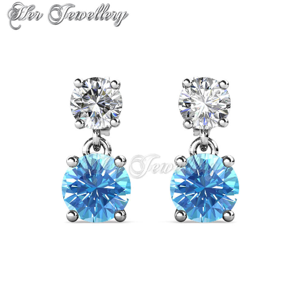 Swarovski Crystals 7 Days Dangling Earrings†Set - Her Jewellery