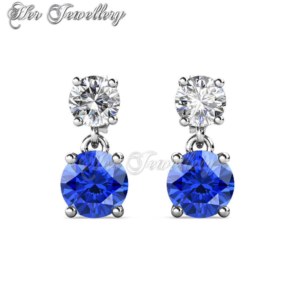 Swarovski Crystals 7 Days Dangling Earrings†Set - Her Jewellery