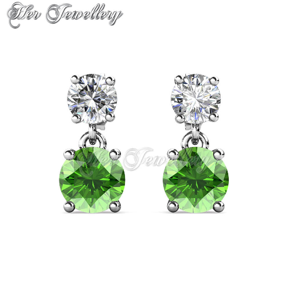 Swarovski Crystals 7 Days Dangling Earringsâ€ Set - Her Jewellery