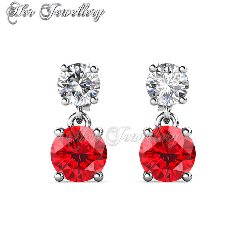 Swarovski Crystals 7 Days Dangling Earrings†Set - Her Jewellery