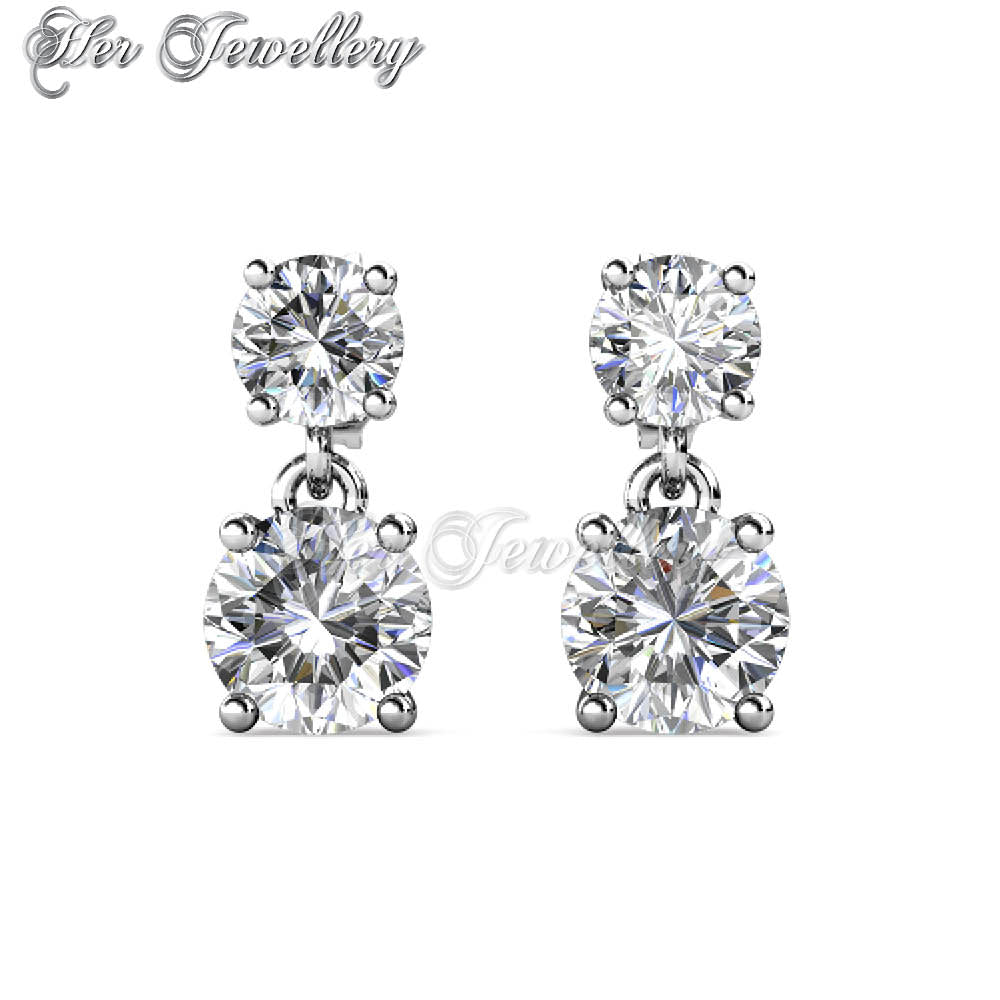 Swarovski Crystals 7 Days Dangling Earringsâ€ Set - Her Jewellery